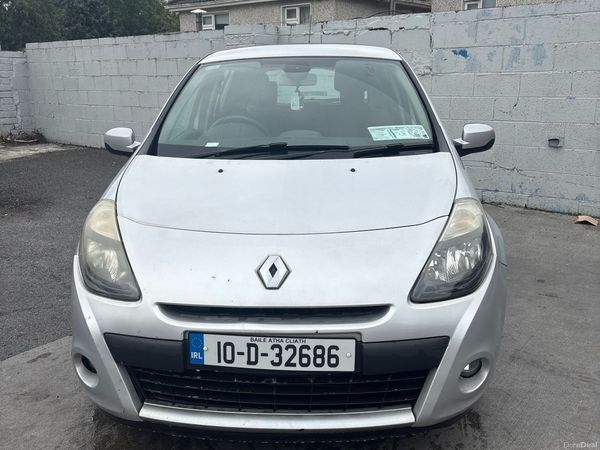 Renault Clio Hatchback, Ethanol Petrol, 2010, Silver