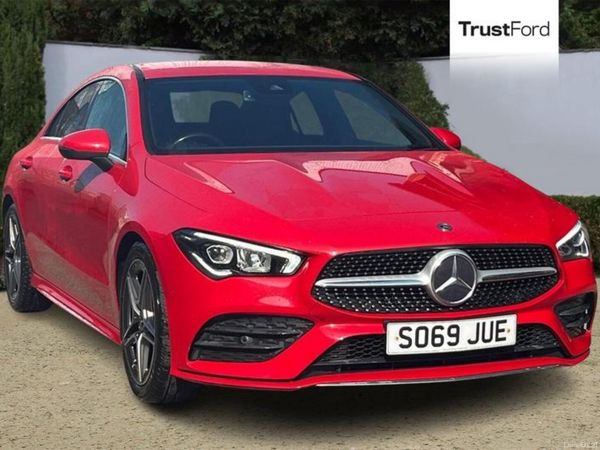 Mercedes-Benz CLA Saloon, Petrol, 2019, Red