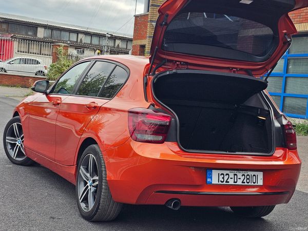 BMW 1-Series Hatchback, Petrol, 2013, Orange