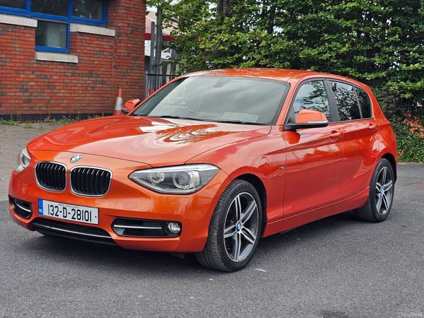 BMW 1-Series Hatchback, Petrol, 2013, Orange