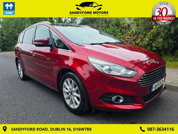 Ford S-Max MPV, Diesel, 2018, Red