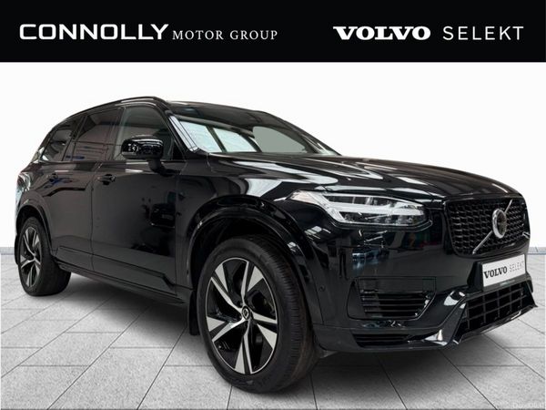 Volvo XC90 SUV, Petrol Plug-in Hybrid, 2024, Black