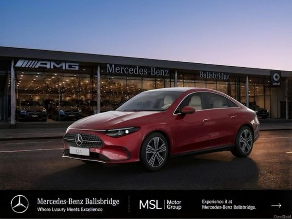 Mercedes-Benz CLA Coupe, Petrol, 2026, Red