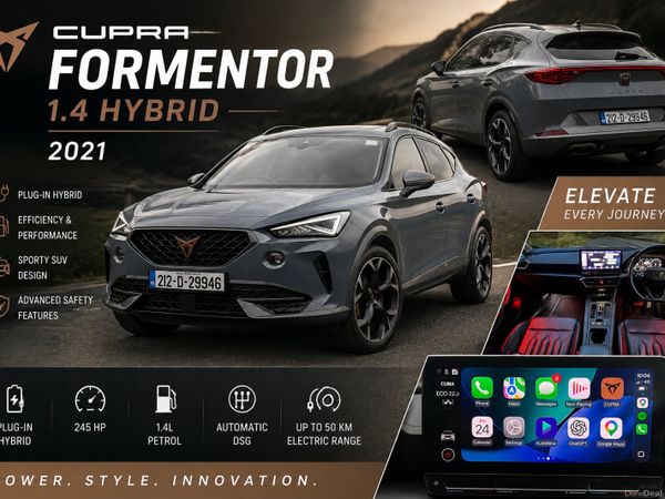 Cupra Formentor Hatchback, Petrol Plug-in Hybrid, 2021, Grey