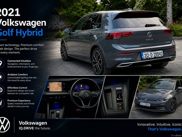 Volkswagen Golf Hatchback, Petrol Plug-in Hybrid, 2021, Grey