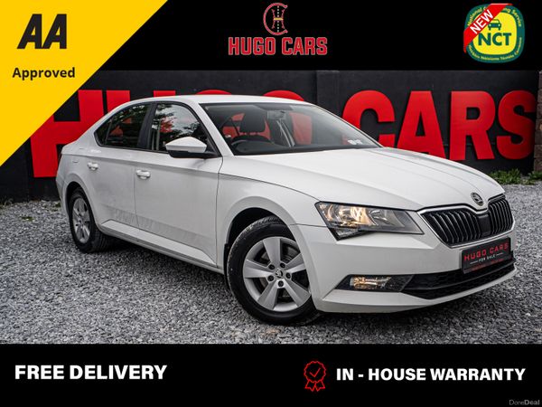 Skoda Superb Hatchback, Diesel, 2016, White