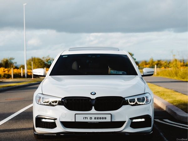 BMW 5-Series Saloon, Diesel, 2017, White