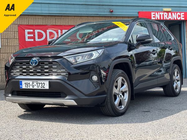 Toyota RAV4 SUV, Petrol Hybrid, 2019, Black