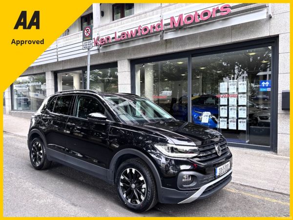 Volkswagen T-Cross Hatchback, Petrol, 2020, Black