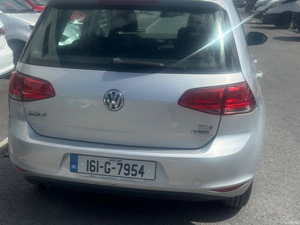 Volkswagen Golf Hatchback, Diesel, 2016, Silver
