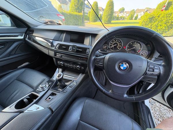BMW 5-Series Saloon, Diesel, 2016, White