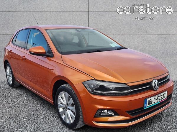 Volkswagen Polo Hatchback, Petrol, 2018, Orange
