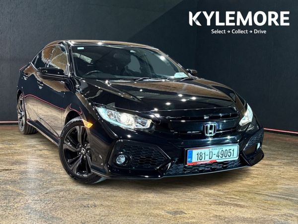 Honda Civic Hatchback, Petrol, 2018, Black
