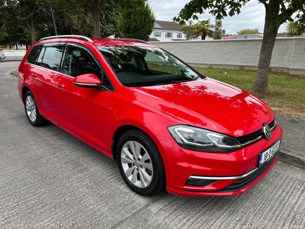 Volkswagen Golf Estate, Petrol, 2018, Red