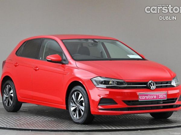 Volkswagen Polo Hatchback, Petrol, 2021, Red
