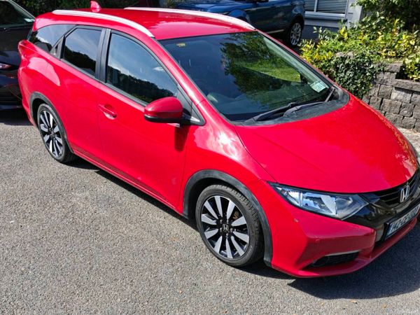 Honda Civic Estate, Diesel, 2014, Red