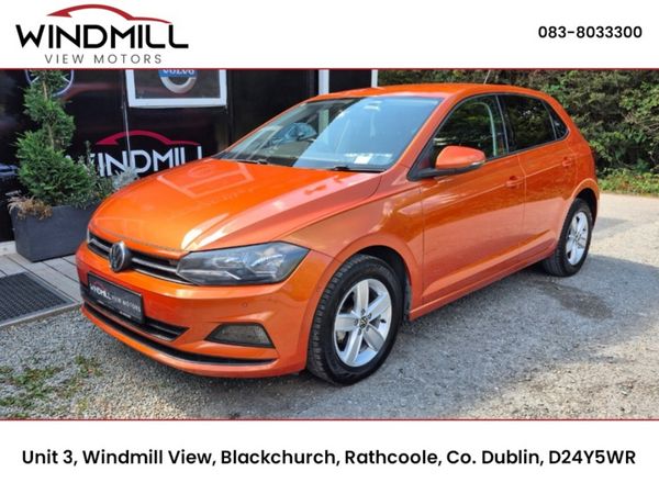 Volkswagen Polo Hatchback, Petrol, 2019, Orange