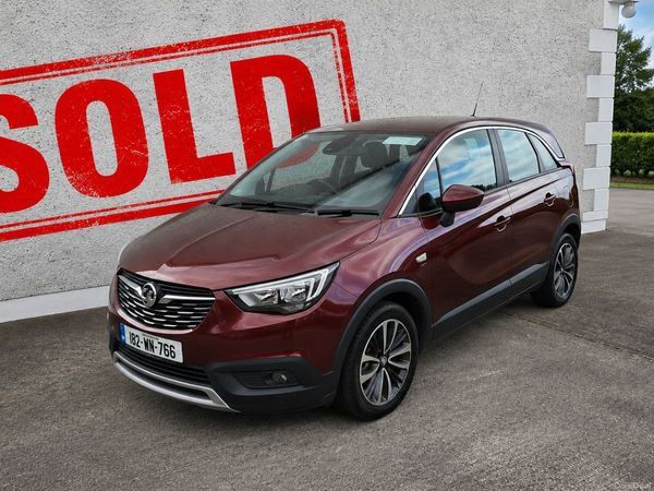 Vauxhall Crossland X Hatchback, Petrol, 2018, Red