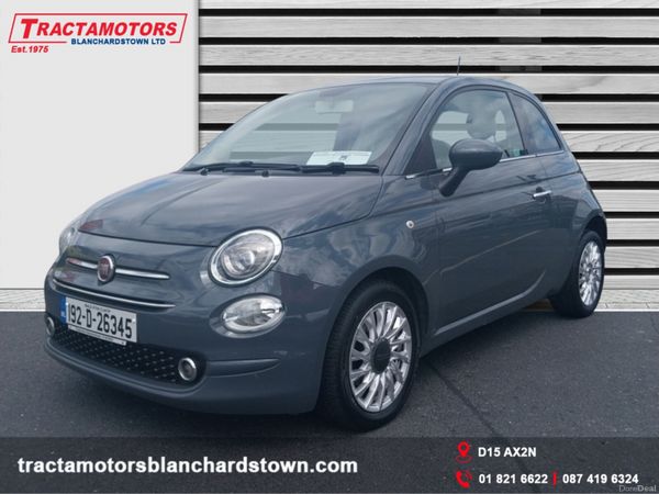 Fiat 500 Hatchback, Petrol, 2019, Grey