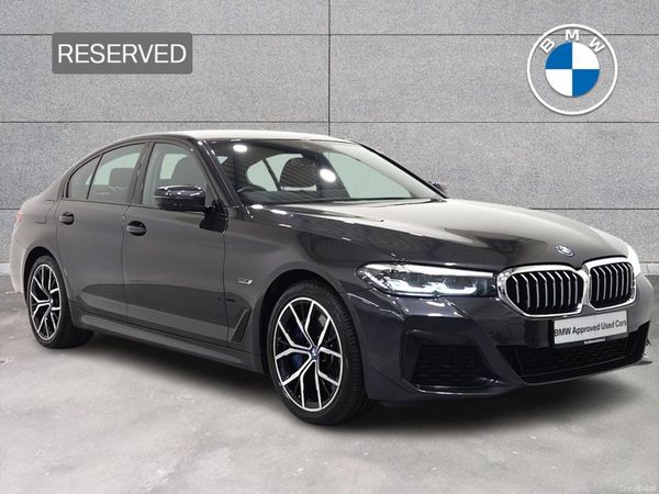 BMW 5-Series Saloon, Petrol Plug-in Hybrid, 2022, Grey