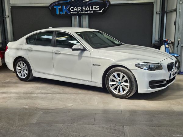 BMW 5-Series Saloon, Diesel, 2014, White