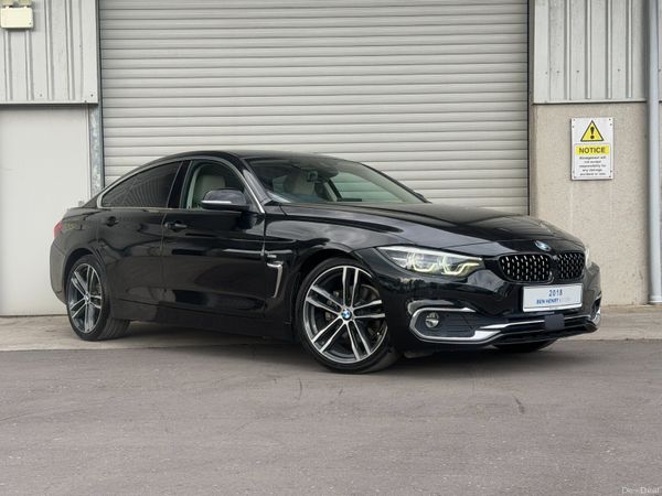 BMW 4-Series Coupe, Petrol, 2018, Black