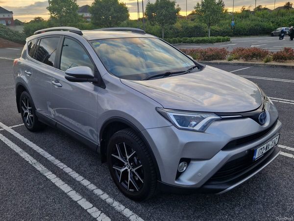 Toyota RAV4 SUV, Petrol Hybrid, 2017, Grey