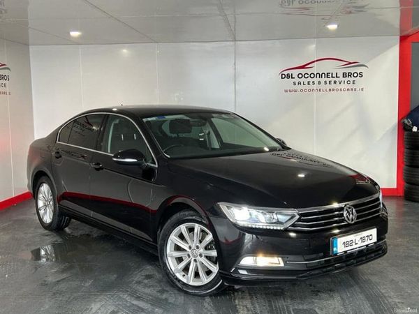 Volkswagen Passat Saloon, Diesel, 2018, Black