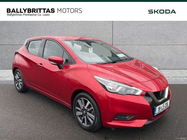 Nissan Micra Hatchback, Petrol, 2019, Red