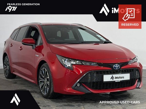 Toyota Corolla Estate, Petrol Hybrid, 2020, Red