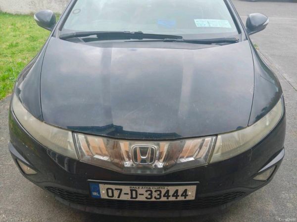 Honda Civic Hatchback, Petrol, 2007, Black