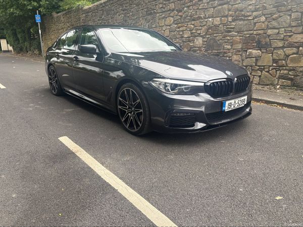 BMW 5-Series Saloon, Petrol Plug-in Hybrid, 2019, Grey