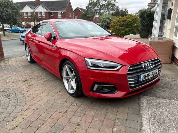 Audi A5 Hatchback, Petrol, 2019, Red