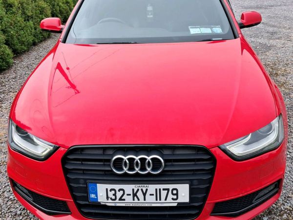 Audi A4 Saloon, Diesel, 2013, Red