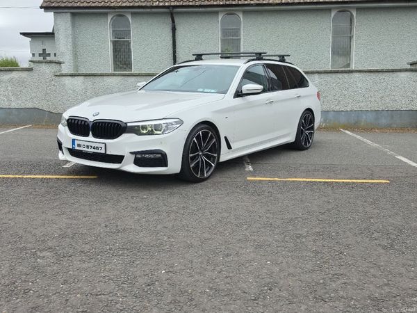 BMW 5-Series Estate, Diesel, 2018, White