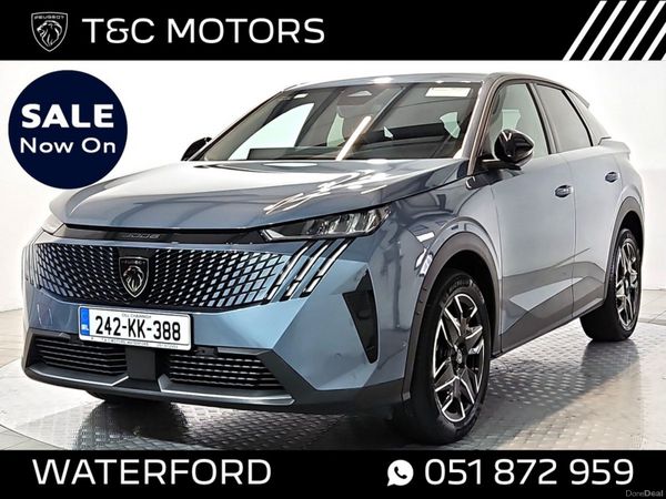 Peugeot 3008 MPV, Petrol Hybrid, 2024, Blue