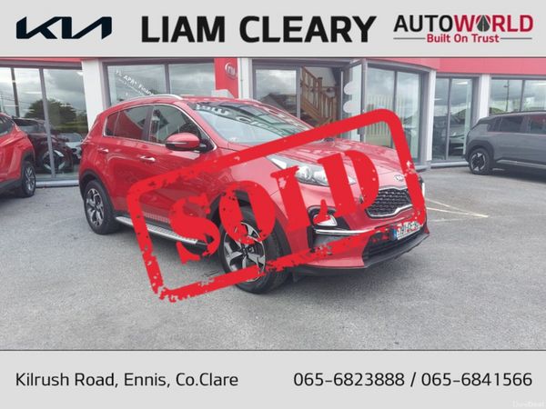 Kia Sportage MPV, Diesel, 2019, Red