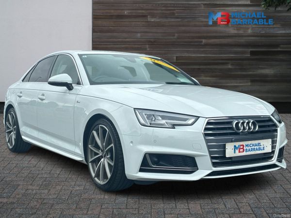 Audi A4 Saloon, Petrol, 2018, White