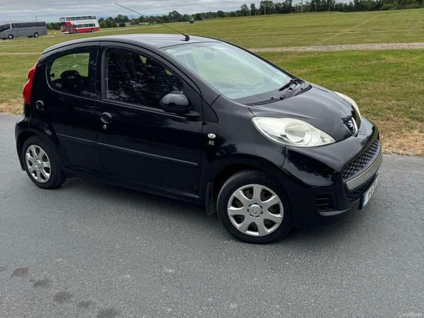 Peugeot 107 Hatchback, Petrol, 2011, Black