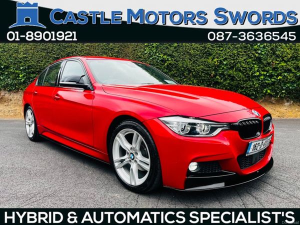 BMW 3-Series Saloon, Petrol Plug-in Hybrid, 2016, Red
