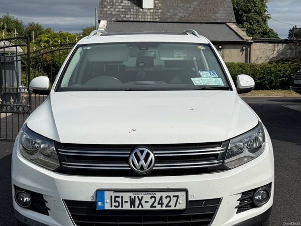 Volkswagen Tiguan SUV, Diesel, 2015, White