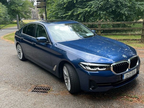 BMW 5-Series Saloon, Diesel, 2022, Blue