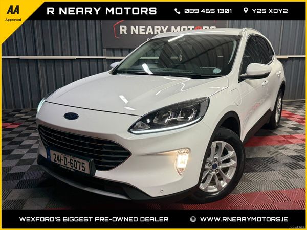 Ford Kuga SUV, Petrol Plug-in Hybrid, 2024, White