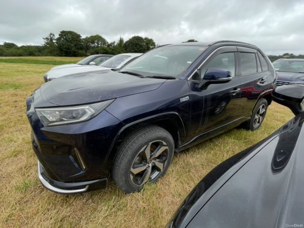 Toyota RAV4 Estate, Petrol Plug-in Hybrid, 2021, Blue