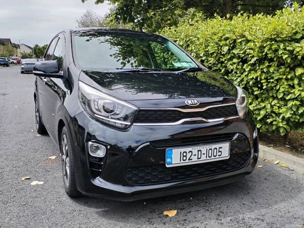 Kia Picanto Hatchback, Petrol, 2018, Black