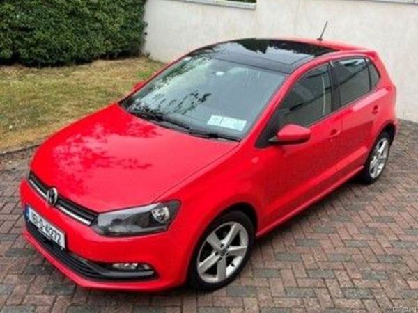 Volkswagen Polo Hatchback, Petrol, 2016, Red
