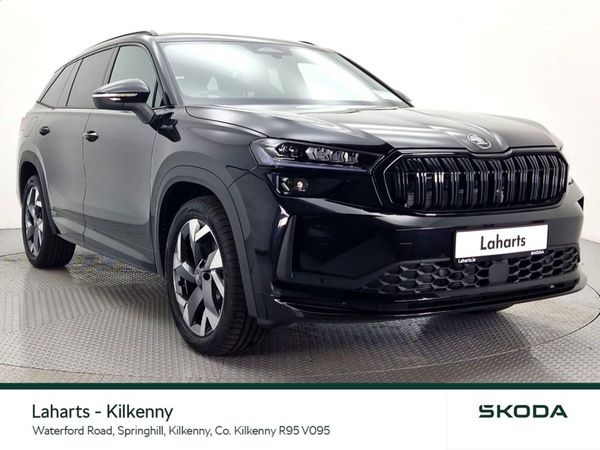 Skoda Kodiaq SUV, Petrol Plug-in Hybrid, 2026, Black