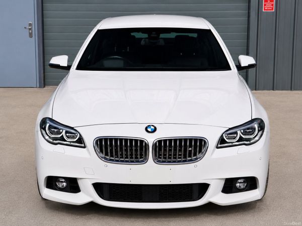 BMW 5-Series Saloon, Petrol, 2014, White