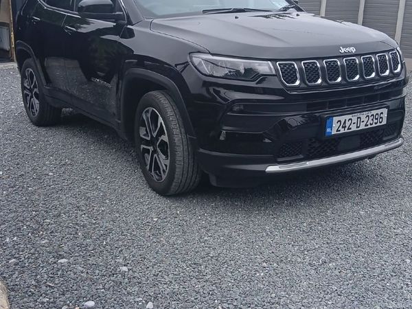Jeep Compass SUV, Petrol Hybrid, 2024, Black