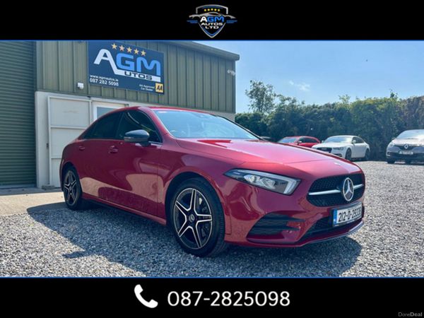 Mercedes-Benz A-Class Saloon, Petrol Plug-in Hybrid, 2021, Red